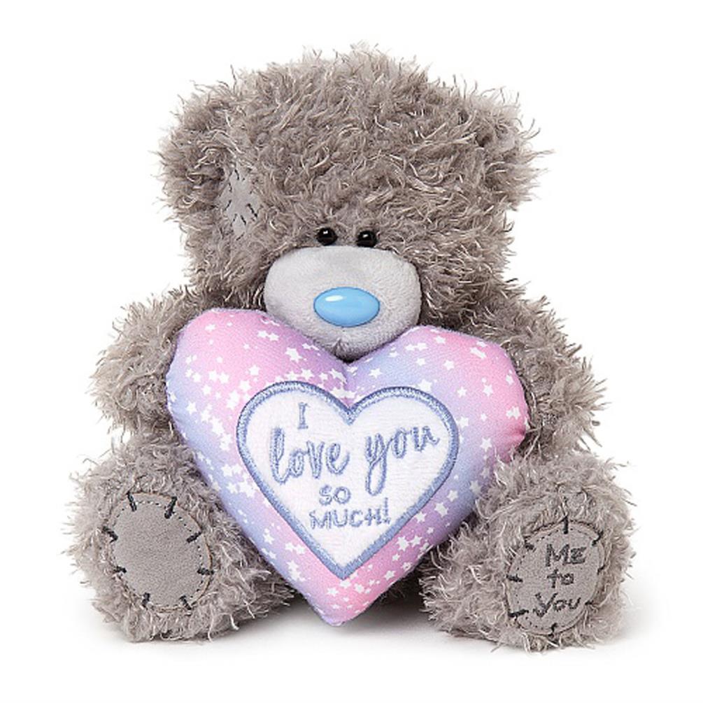 7" I Love You So Much Padded Heart Me to You Bear Extra Image 2